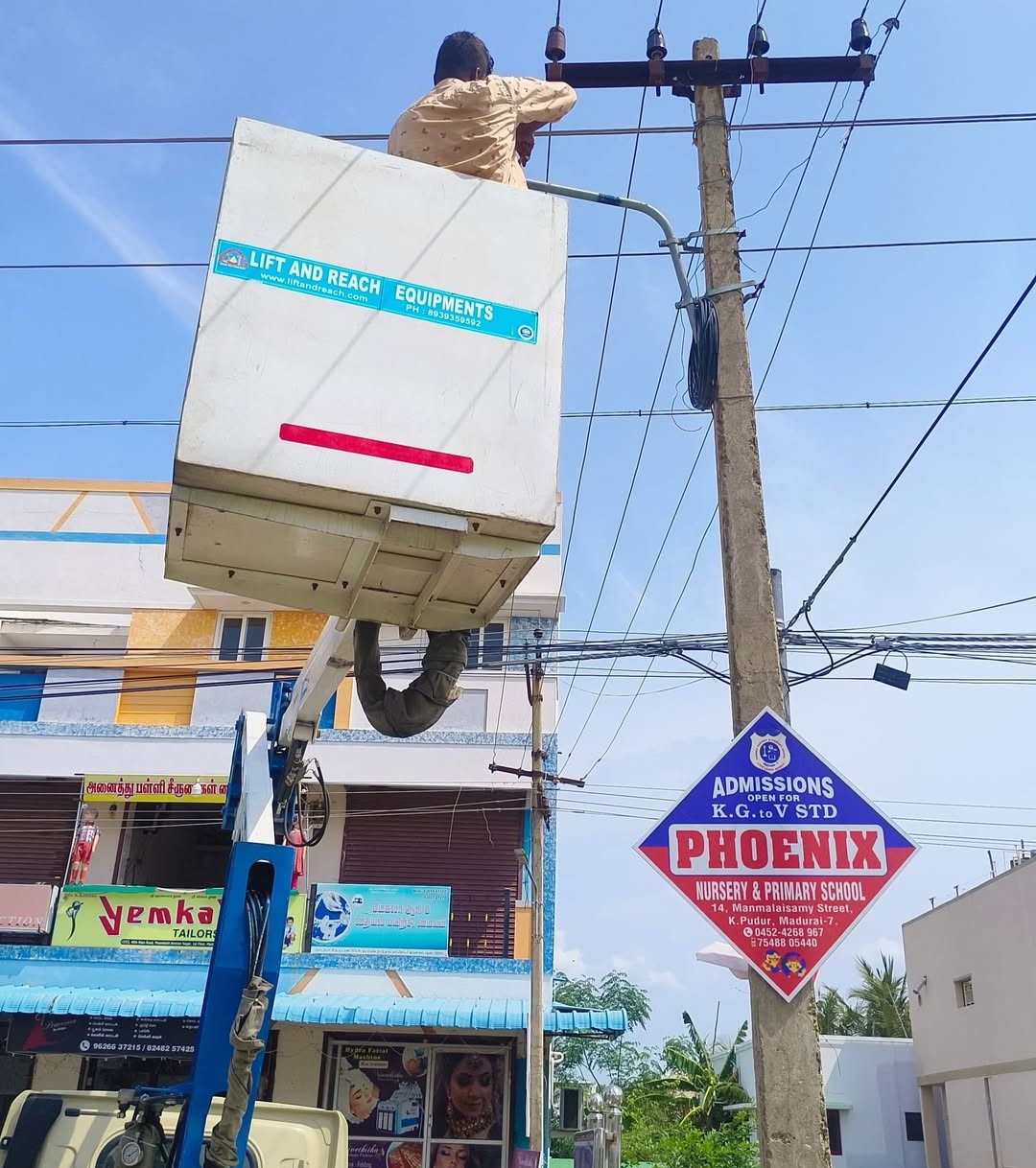 Electric Pole Replacement Work